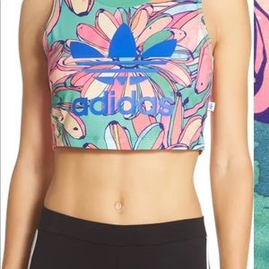 LIKE NEW Adidas Originals Trefoil Crop Top